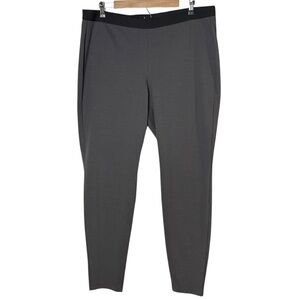 Eileen Fisher Gray Pull-On Tapered Pants Size XL Office Minimalist Business